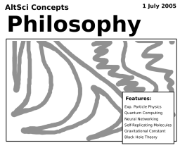 AltSci Concepts Philosophy